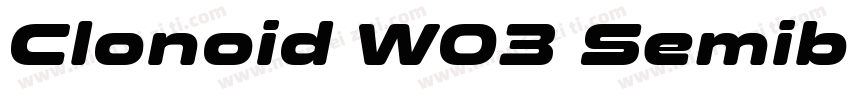 Clonoid W03 Semibold字体转换